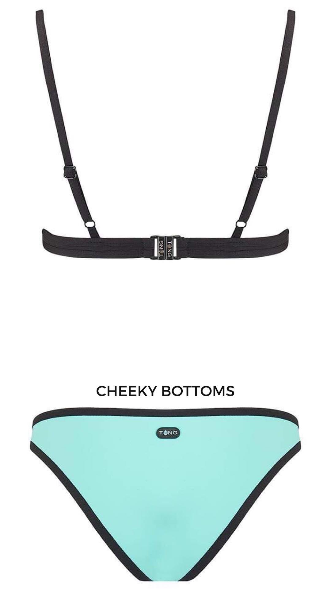 Reversible Le Morne Classic Bottoms - Mint & Black