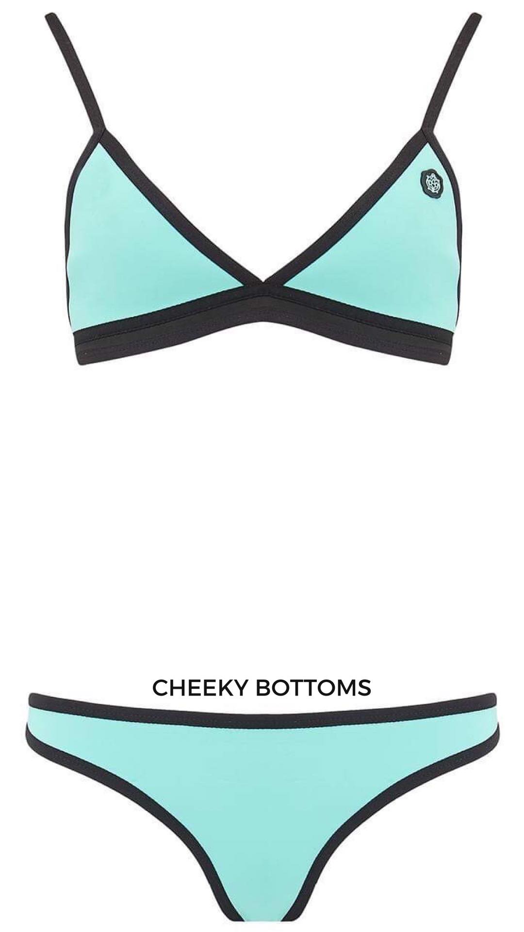 Reversible Le Morne Classic Bottoms - Mint & Black