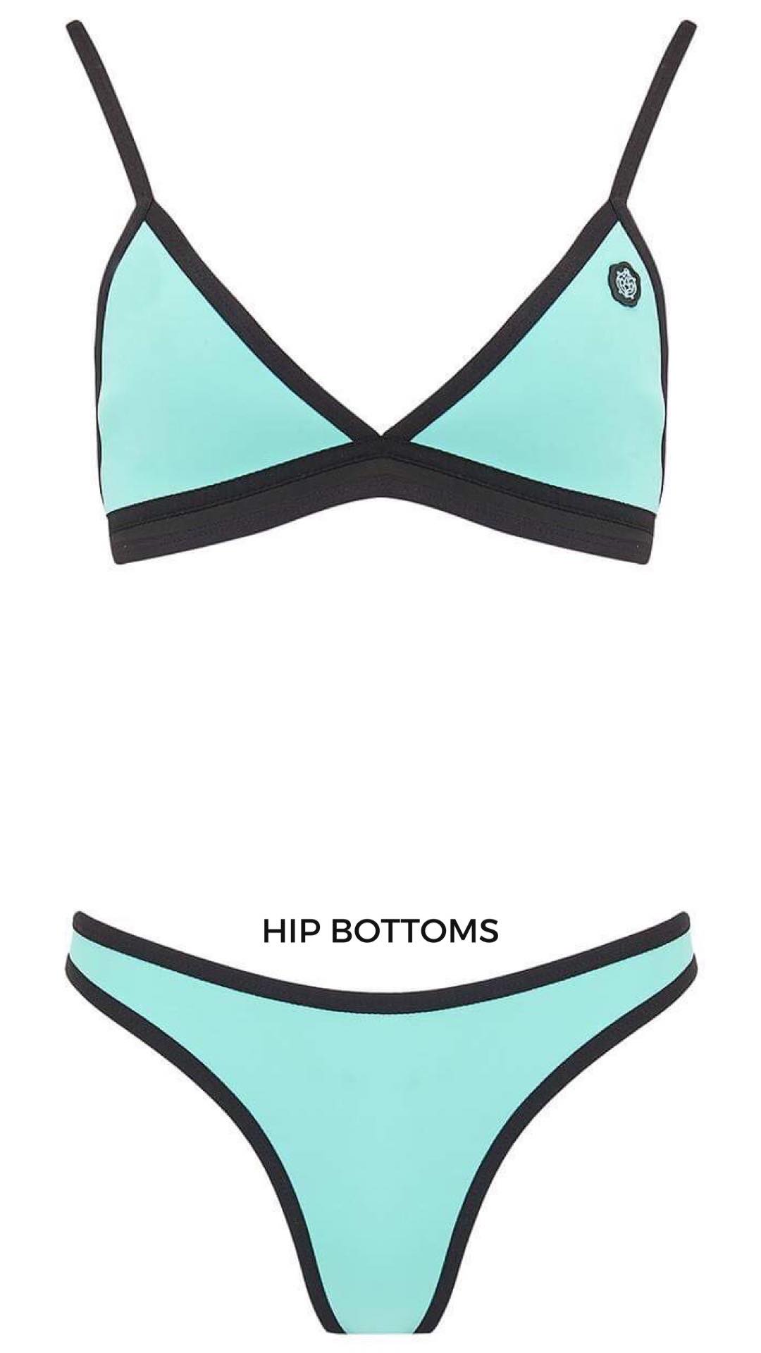 Le Morne Mint Hip Bottoms