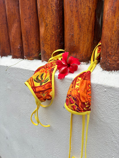 Tropical Orange Pizzazz Reversible Set