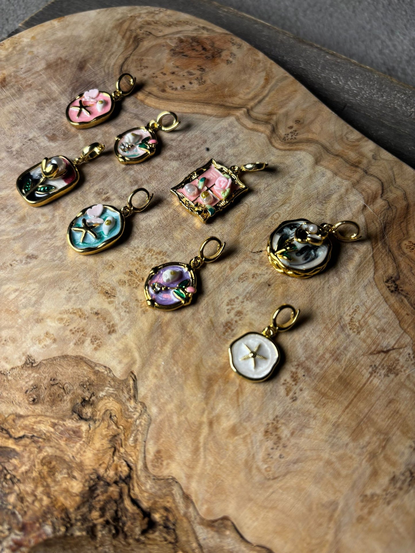 Secret Garden Stainless Steel Waterproof Bikini Charms
