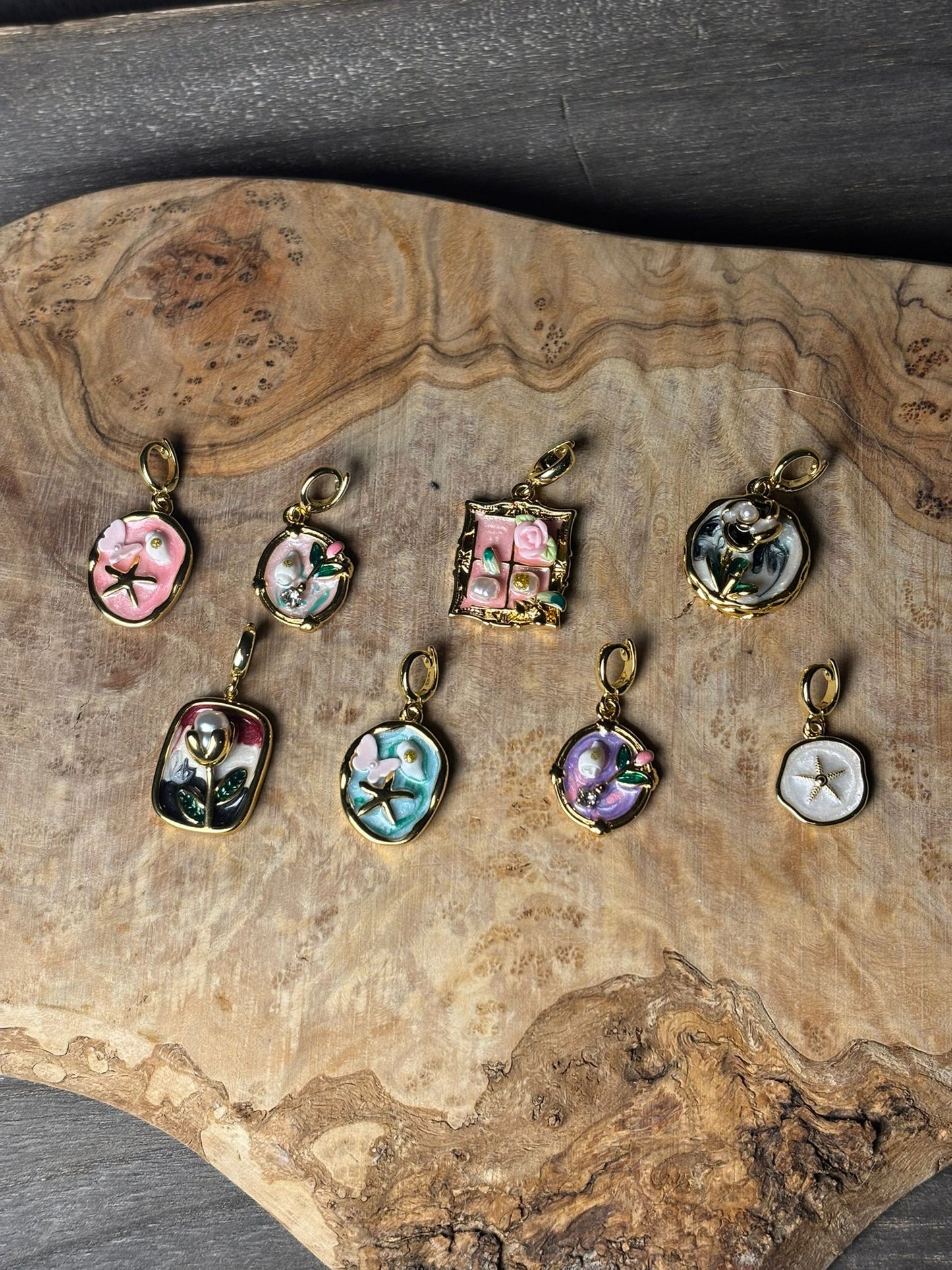 Secret Garden Stainless Steel Waterproof Bikini Charms